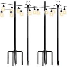 Walensee 9 4 Ft String Light Poles 2