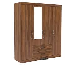 Buy Alcott 4 Door Wardrobe With Mirror