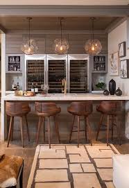 Basement Bar With Three Wine Coolers