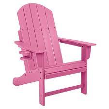 Durapatio Heavy Duty Adirondack Patio Chair Pink