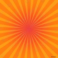 sun or summer sunburst yellow orange