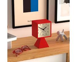 Brian Table Clock Alarm Clock Red