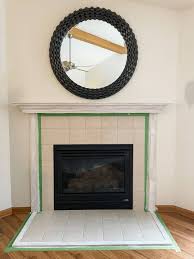 Painting Fireplace Tile Ridiculously