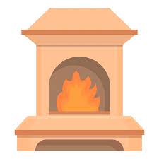 Stove Furnace Icon Cartoon Vector Fire