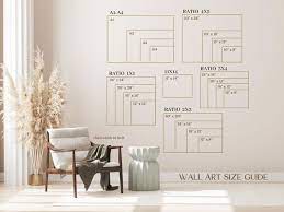 Wall Art Size Guide Frame Size Guide
