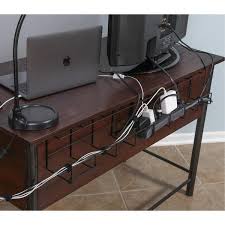 Wire Tray Desk Cable Organizer Black