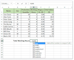 Mathematical Functions Excel 2016