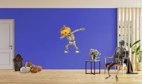 Pumpkin Skeleton Dabbing