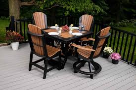Square Border Table Patio Sets