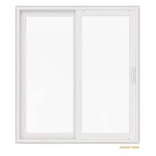 Jeld Wen 72 In X 80 In V 4500 White Vinyl Left Hand Full Lite Sliding Patio Door