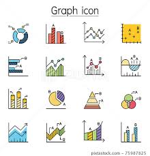 Graph Chart Diagram Data Icon Filled