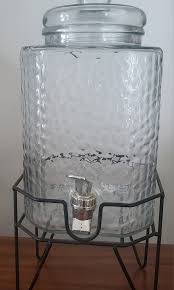 Glass Dispenser With Stand 5l