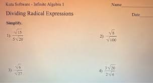 Kuta Infinite Algebra 1