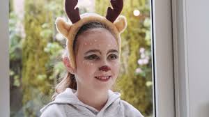 kids reindeer makeup tutorial