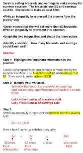 Systems Of Inequalities Word Problems