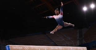 star gymnast simone biles returns to