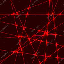 red laser light beam stock vector image