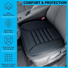 Stalwart Memory Foam Car Seat Cushion Pad Black