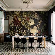 Lobby Ideas Jungle Wallpaper Decor