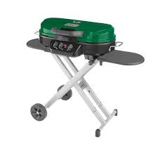 Coleman Roadtrip 285 Portable Stand Up Propane Grill Green