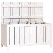 Vidaxl Garden Storage Box White