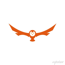 Abstract Owl Logo Icon Design Posters