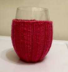 Ravelry Stemless Wine Glass Cozy