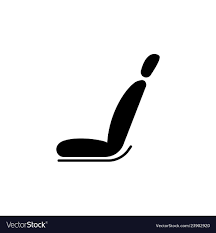 Car Seat Icon Royalty Free Vector Image