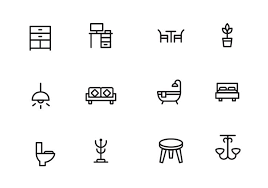 Home Decor Furniture Icons