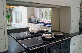 Smoked Antique Mirror Aga Splashback