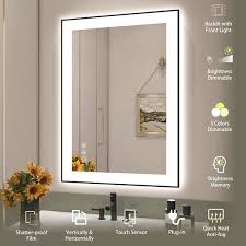 Bathroom Vanity Mirror In Black Sm02