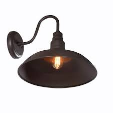 Home Decorators Collection Bell Ridge 18 In 1 Light Brown Outdoor Extra Large Hardwired Wall Sconce Lantern