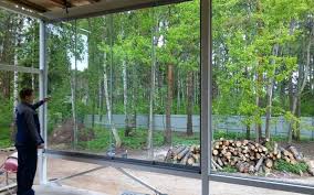 All Glass Multi Track Sliding System