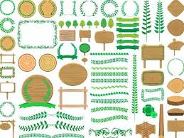 Piece Of Wood Vectors Clipart