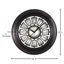 Round Majestic Hollow Wall Clock