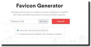 Top 30 Web Based Favicon Generators