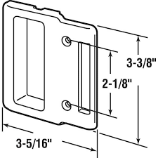 Prime Line A 209 Sliding Screen Door Pull Stone Andersen