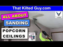 Popcorn Ceiling Removal By Sanding