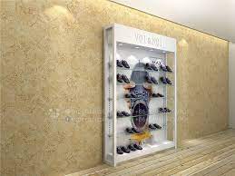 Wall Retail Shoe Showcase Glass Shoe