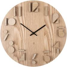 Wall Clocks Wooden Clock Fashion Living