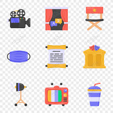Flat Vector Icons Of Circus Png
