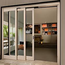 Three Track Aluminum Glass Sliding Door