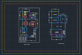 Residential House Plan Cad Files Dwg