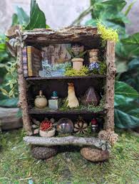 Fairy Bookshelf Fairy Garden