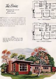Nps Plan Boise 1952 Vintage House