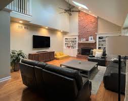 Red Brick Fireplace Living Room