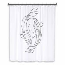 Fish Shower Curtains Bath Mats