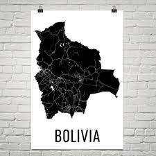 Bolivia Poster Bolivia Wall Art