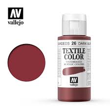 Vallejo Textile Color Dark Burgundy 26