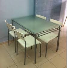 Ikea Glass Dining Table And 4 Chairs